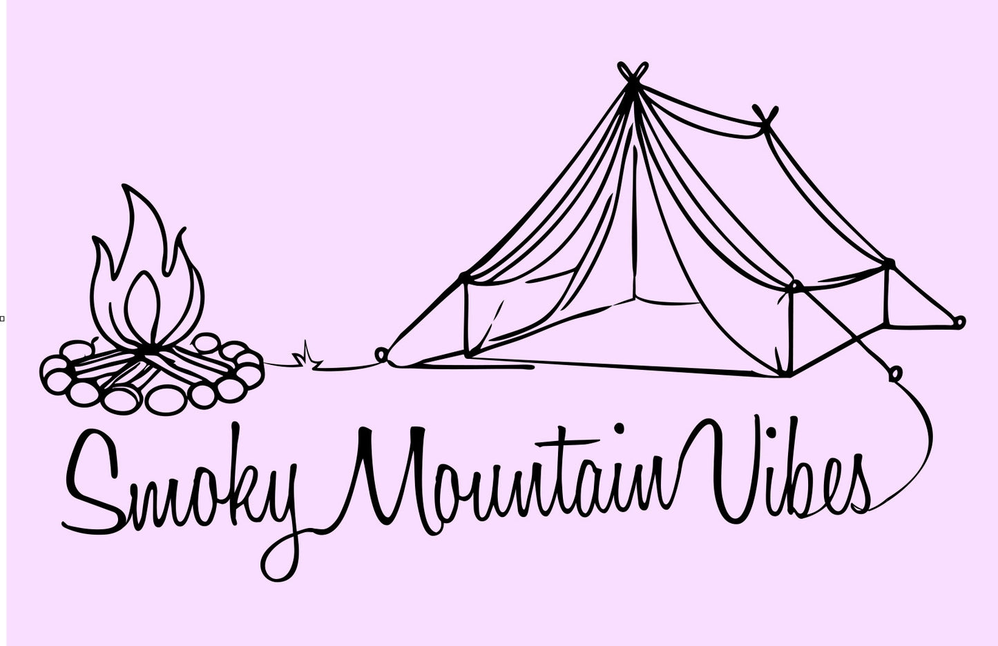 Home is Where the Tent Is – SS tshirt - Macchiato - Smoky Mountain Vibes