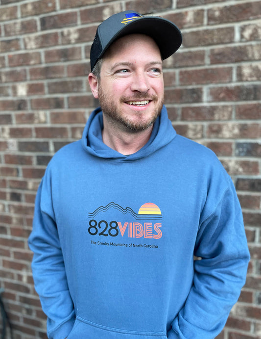 828 Vibes Logo Hoodie - Gildan G185 Adult Heavy Blend828 Vibes Hoodie