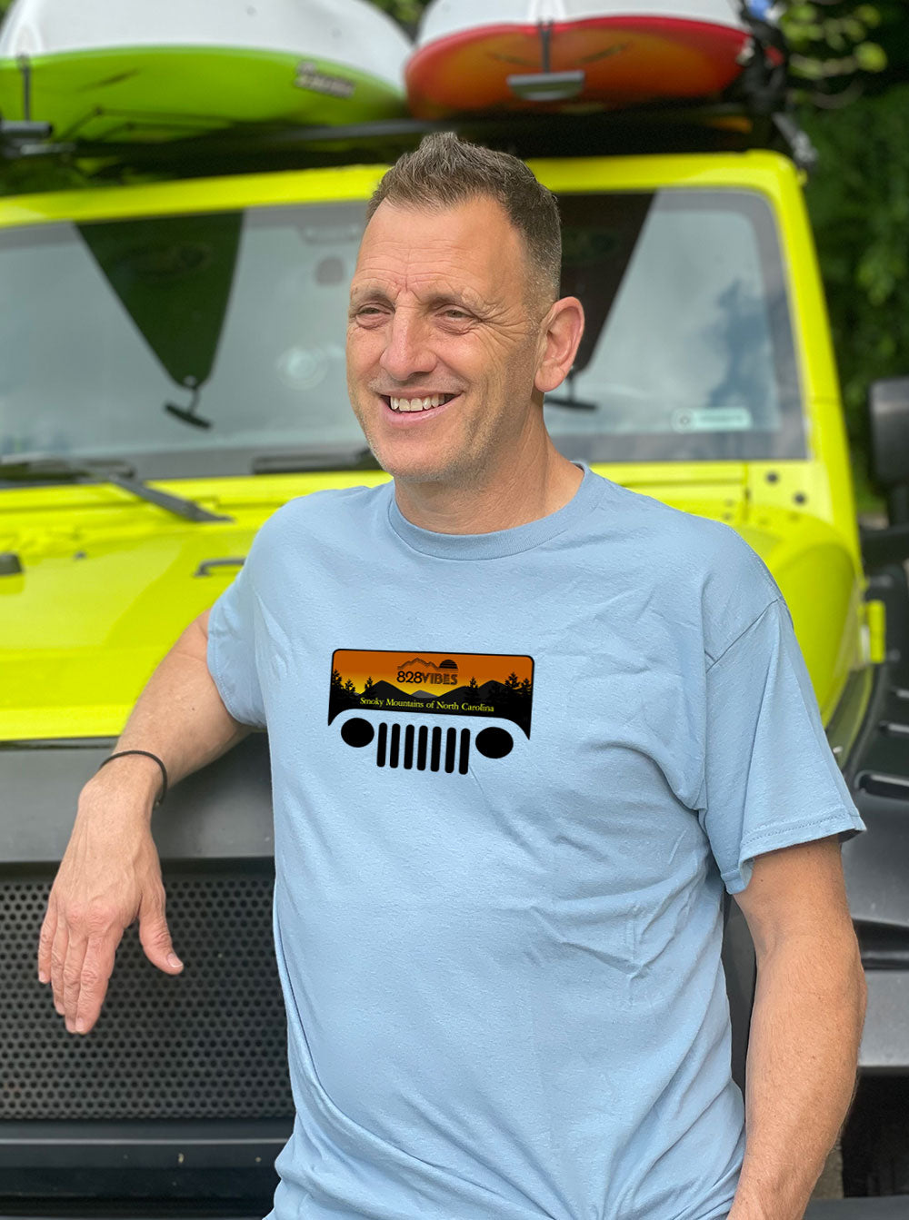 Jeeping In The Smokies Short Sleeve T-shirt