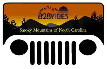 Jeep In The Smokies V-neck T-shirt