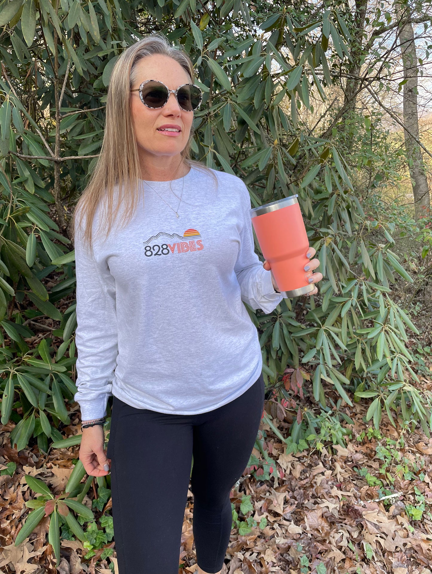 Santa Claws - Smoky Mountain Vibes ASH GRAY Long Sleeve T-shirt